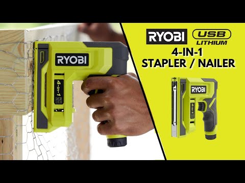 USB LITHIUM 4-IN-1 STAPLER NAILER KIT video