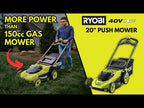 40V HP BRUSHLESS 20" PUSH MOWER