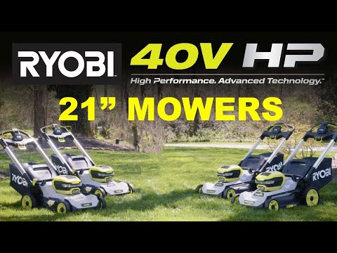 40V HP BRUSHLESS 21" MULTI-BLADE PUSH MOWER KIT video