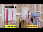 600 PC. 1" INSULATED CABLE STAPLES WITH CABLE SHIELD™ TECHNOLOGY