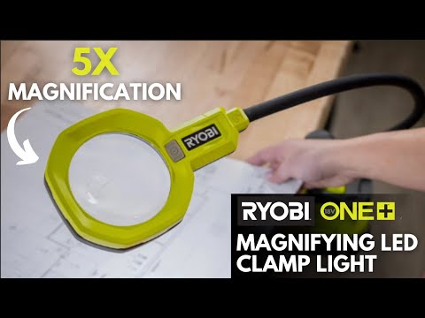 18V ONE+ Magnifying LED Clamp Light video
