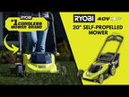 40V HP BRUSHLESS 20" SELF-PROPELLED MOWER
