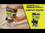 18V ONE+ HP BRUSHLESS COMPACT ROUTER KIT video