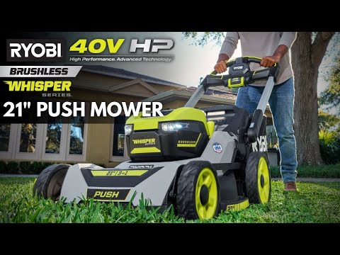 40V HP BRUSHLESS 21" MULTI-BLADE PUSH MOWER KIT video