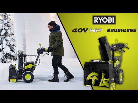 40V HP BRUSHLESS WHISPER SERIES 22" TWO-STAGE SNOW BLOWER KIT video