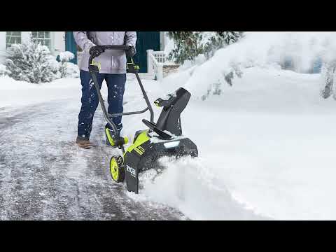 40V HP Brushless 18” Single-Stage Auger-Propelled Snow Blower
