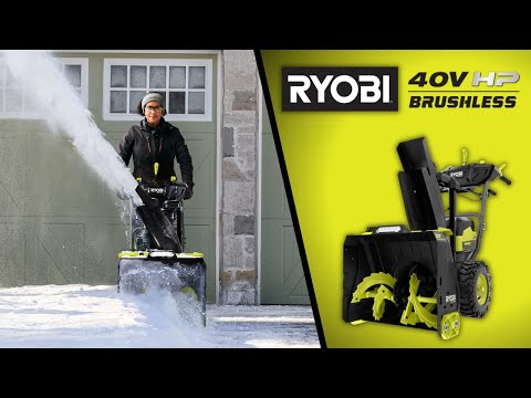 40V HP BRUSHLESS WHISPER SERIES 22" TWO-STAGE SNOW BLOWER KIT video