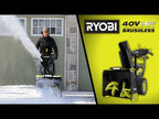 40V HP BRUSHLESS WHISPER SERIES 22" TWO-STAGE SNOW BLOWER KIT video