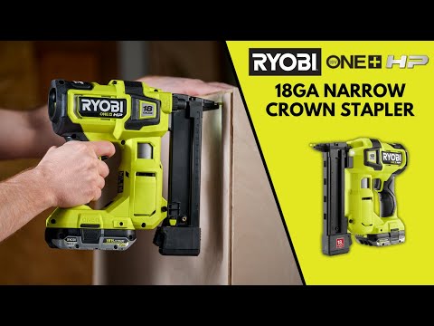 18V ONE+ HP Brushless 18-Gauge Narrow Crown Stapler