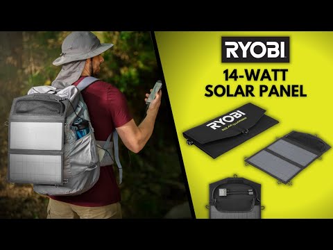 14-WATT FOLDABLE SOLAR PANEL video