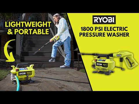 1800 PSI 1.2 GPM Electric Pressure Washer