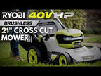 40V HP BRUSHLESS 21" MULTI-BLADE PUSH MOWER KIT video