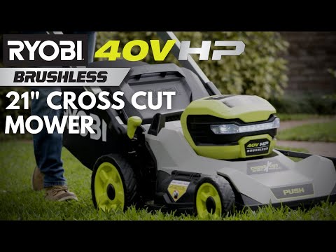40V HP BRUSHLESS 21" MULTI-BLADE PUSH MOWER KIT video