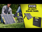 60-WATT FOLDABLE SOLAR PANEL video