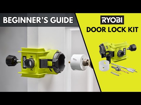 Kit d'installation de serrure pour porte en bois