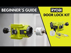 Kit d'installation de serrure pour porte en bois