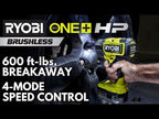 18V ONE+ HP Brushless 4-Mode 1/2" Impact Wrench Kit video