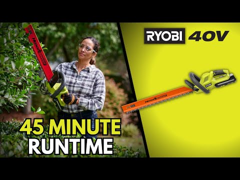 40V 24" HEDGE TRIMMER KIT video