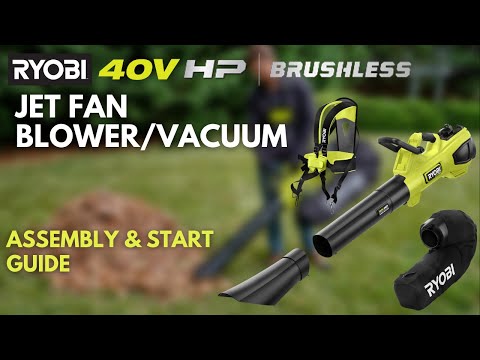40V HP Jet Fan Blower/Vacuum Kit video