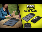 21-WATT FOLDABLE SOLAR PANEL video