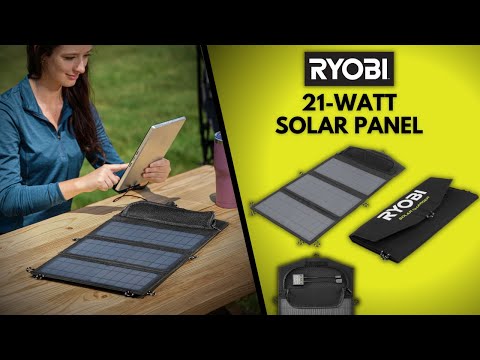 21-WATT FOLDABLE SOLAR PANEL video