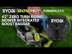 42" 2-Bin Soft Top Bagger With Bagger Boost video