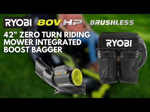 42" 2-Bin Soft Top Bagger With Bagger Boost video