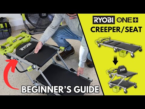 18V ONE+ Dual Function Lighted Creeper/Seat