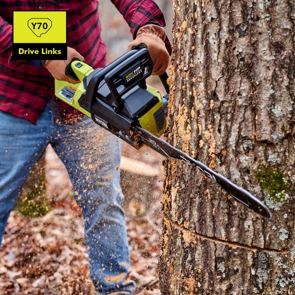 20" 0.050-Gauge Replacement Full Compliment Chainsaw Chain, 70 Links