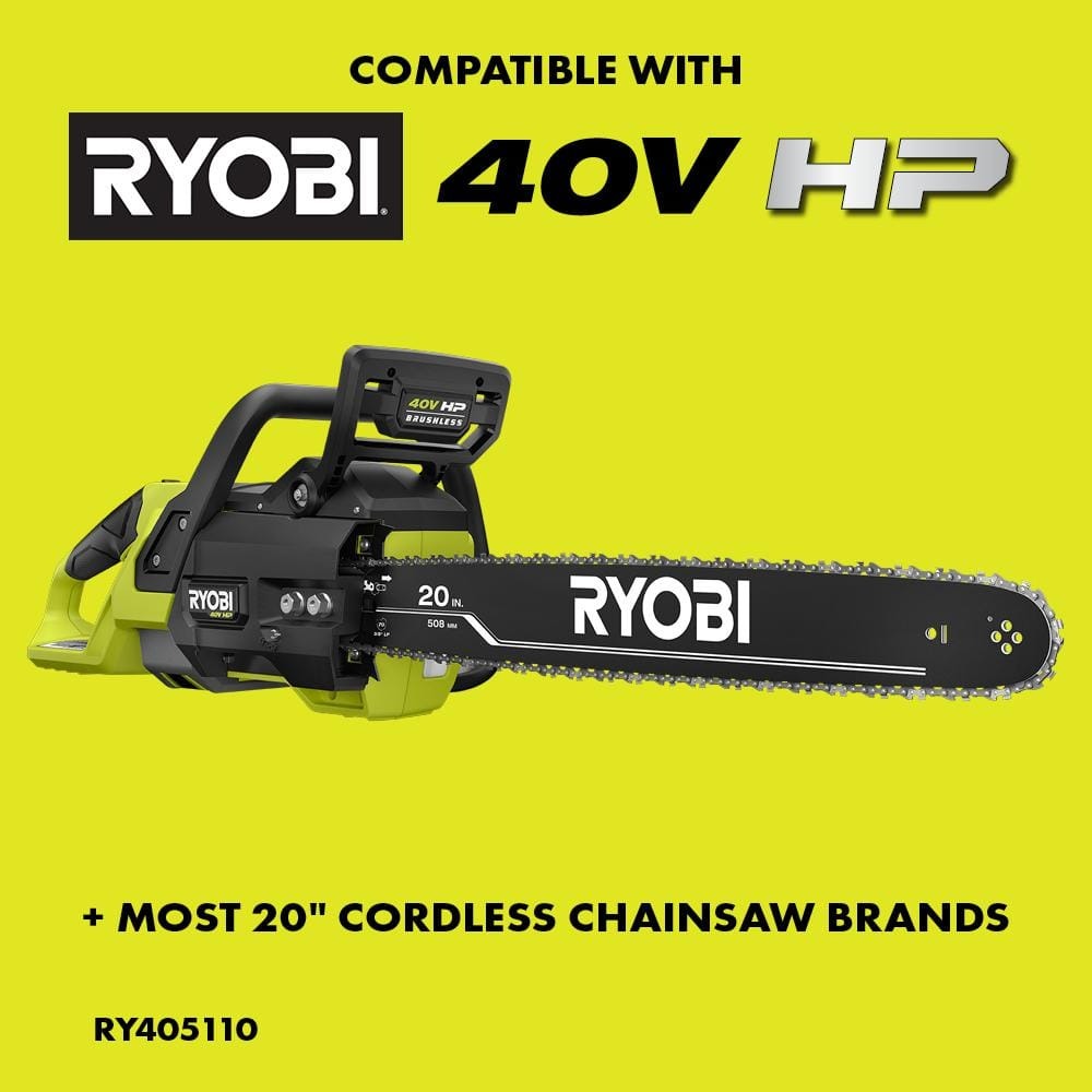 20" 0.050-Gauge Replacement Full Compliment Chainsaw Chain, 70 Links